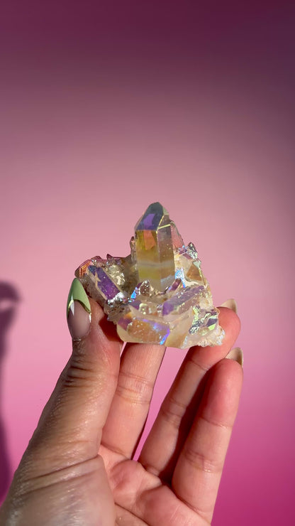 Angel Aura Quartz Cluster – Option E