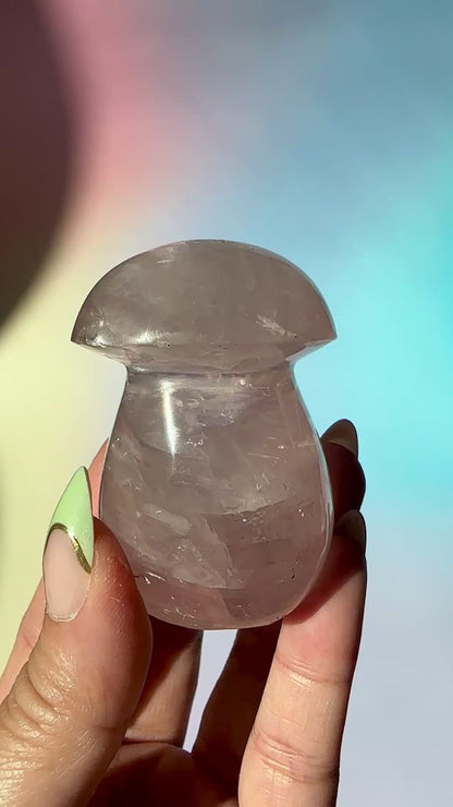 Rose Quartz Mushroom – Option A