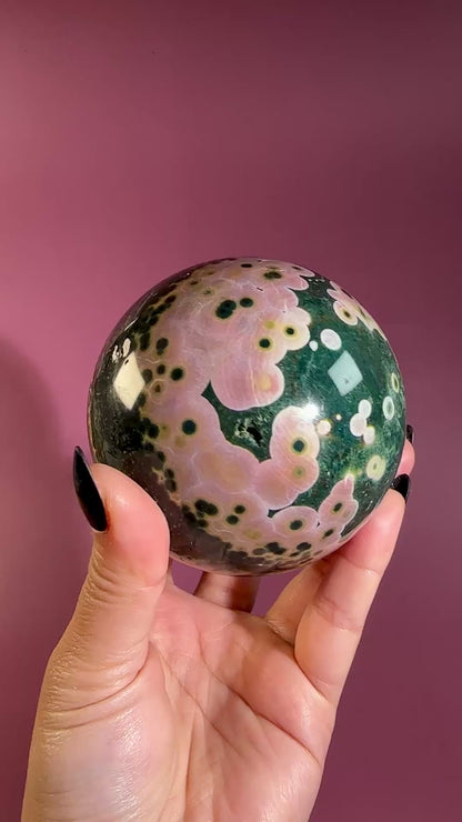 Ocean Jasper Sphere – Option  C