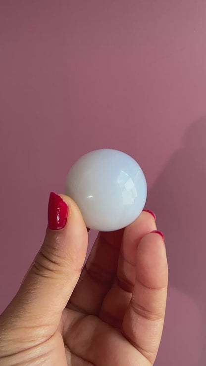 Small Blue Chalcedony Sphere