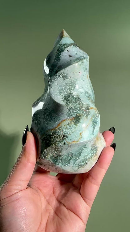 Sea Jasper Flame - A