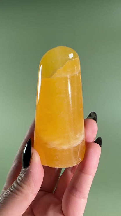 Orange Calcite Freeform - Option  B