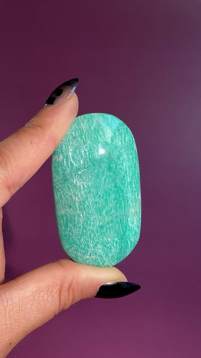 Amazonite Palm Stone