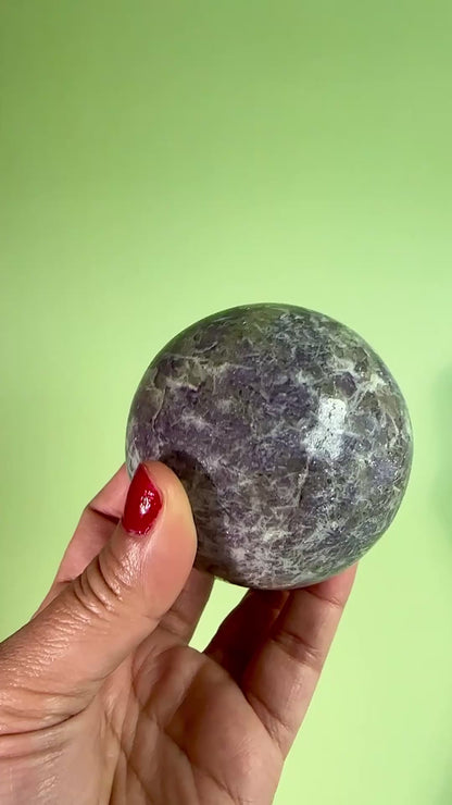 Lepidolite Sphere