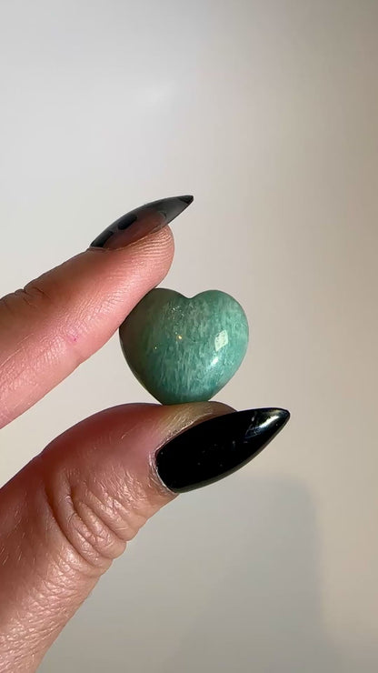 Mini Amazonite Heart