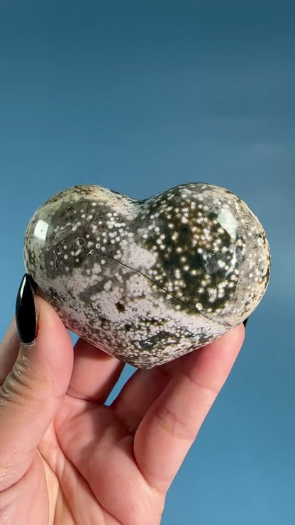 Sea Jasper Heart - Option  C
