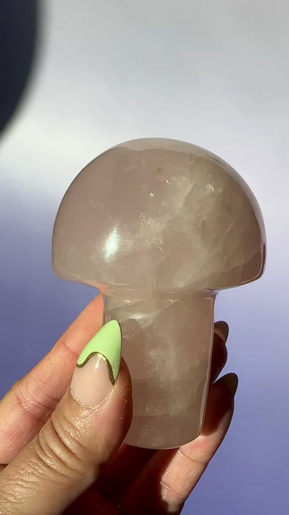 Rose Quartz Mushroom – Option C