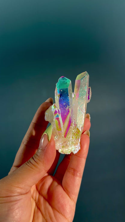 Angel Aura Quartz Cluster – Option D