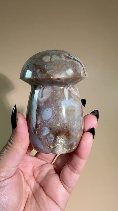 Sea Jasper Mushroom - A
