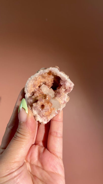Pink Amethyst Geode Cluster – Option F
