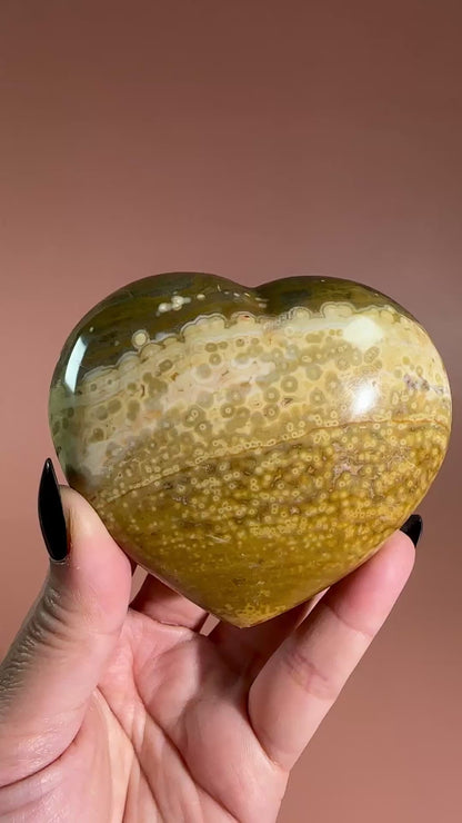 Sea Jasper Heart - Option  B