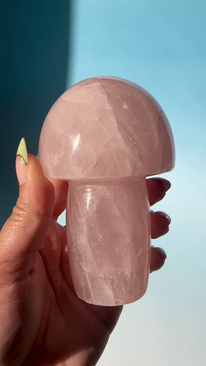 Rose Quartz Mushroom – Option D