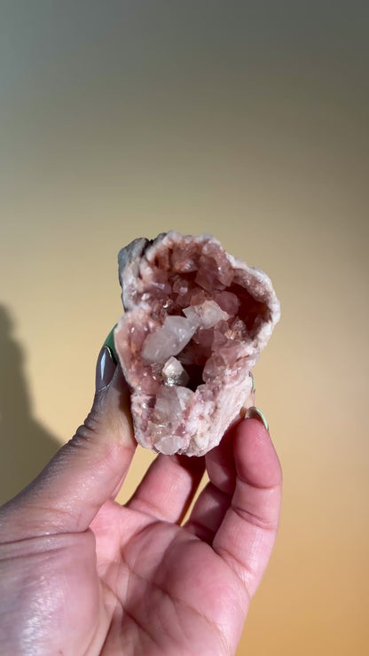 Pink Amethyst Geode Cluster – Option D