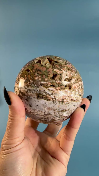 Ocean Jasper Sphere - A