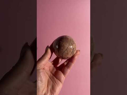 Graphic Feldspar Sphere – Option A | Grounding, Clarity & Transformation Energy