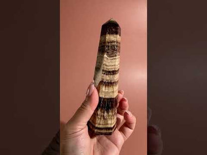 Chocolate Calcite Tower – Option C