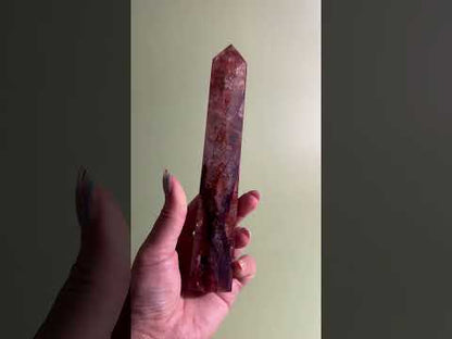 Fire Quartz Tower – Option E | Clarity, Vitality & Manifestation Energy