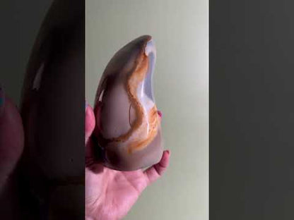 Polychrome Jasper Standing Freeform Option N | Premium One-of-a-Kind Crystal