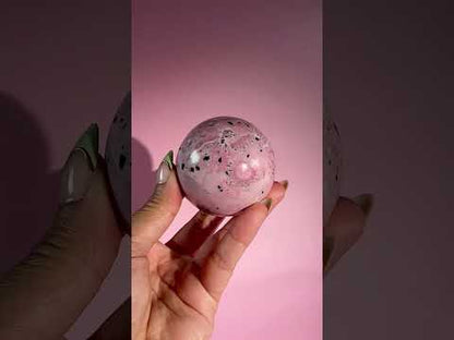 Peruvian Rhodonite Sphere – Option C