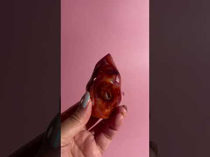 Carnelian Flame – Option M | Courage, Success & Empowerment Crystal