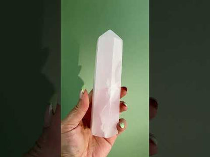 Pink Calcite UV Reactive Tower – Option C