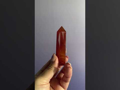 Carnelian Tower Option A | Courage, Vitality & Motivation Crystal