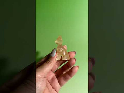 Intuitively Chosen Onyx Sitting Cat Carving | Protection, Strength & Grounding Crystal