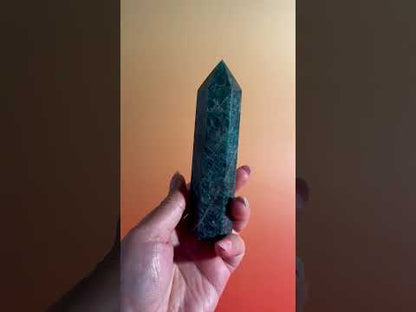 Blue Apatite Tower – Option B | Manifestation, Focus & Ocean Energy Crystal