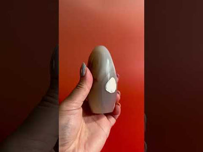 Orca Agate Standing Freeform Option D | One-of-a-Kind Madagascar Crystal