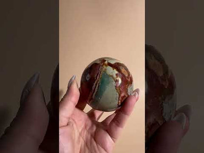 Polychrome Jasper Sphere – Option C