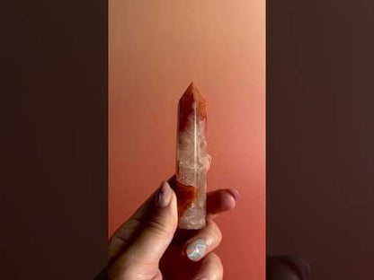 Carnelian Tower Option C | Vitality, Courage & Creative Energy Crystal