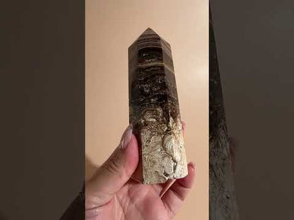 Chocolate Calcite Tower – Option A