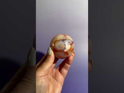 Carnelian Sphere – Option J | Manifestation, Courage & Abundance Crystal