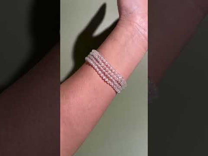 4mm Moonstone Beaded Bracelet | Intuition & New Beginnings Energy