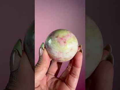 Thulite with Epidote Sphere – Option G