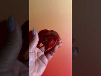 Carnelian Heart – Option B | Joy, Creativity & Positive Energy Crystal