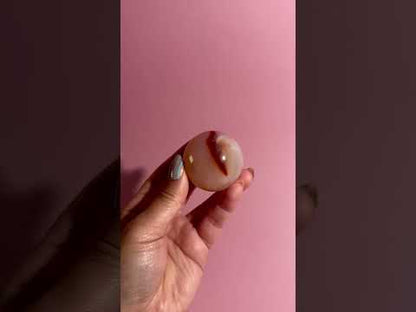 Carnelian Sphere – Option B | Creativity, Passion & Positive Energy Crystal