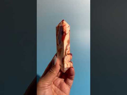 Carnelian Double Terminated Point – Option G | Confidence, Passion & Positive Energy