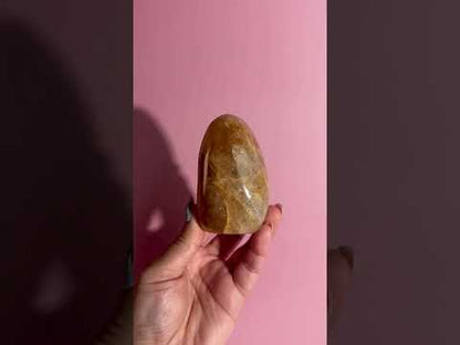 Golden Healer Standing Freeform | Healing, Clarity & Spiritual Growth Crystal