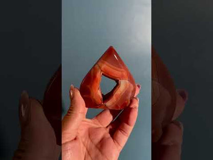 Carnelian Flame Option P | One-of-a-Kind Creative Energy Crystal