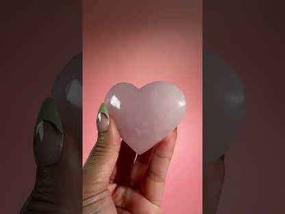 Pink Calcite Heart UV Reactive – Option C