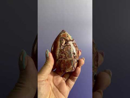 Indonesian Pink Crazy Lace Agate Flame – Option E | Joyful Energy, Emotional Balance & Statement Crystal