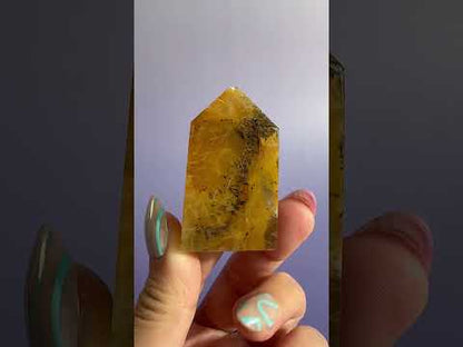 Dendritic Included Quartz Tower – Option G | Stability, Clarity & Grounding Energy