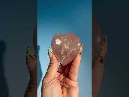 Rose Quartz Heart – Option B