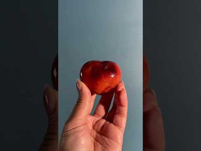 Small Carnelian Heart Option B | Motivation, Passion & Confidence Crystal
