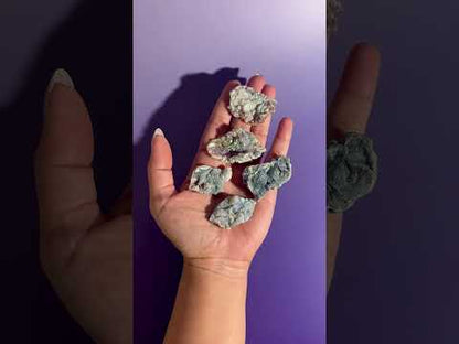 Intuitively Chosen Aura Chalcedony Specimen | Rainbow Crystal Display Piece