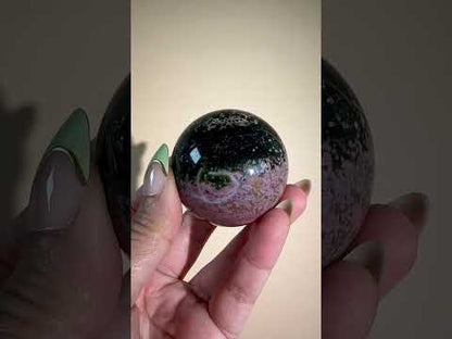 Unicorn Jasper Sphere – Option F