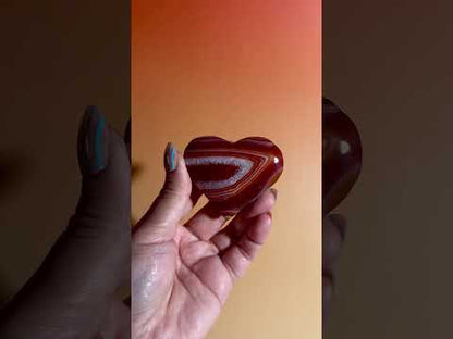 Carnelian Heart – Option A | Courage, Confidence & Heartfelt Strength Crystal