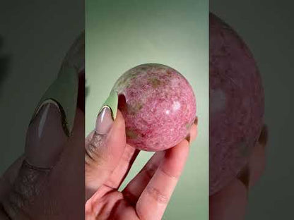 Thulite with Epidote Sphere – Option B