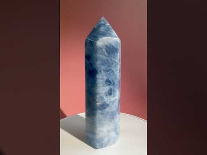 Perfectly Imperfect Blue Calcite Tower Misfit – Option C